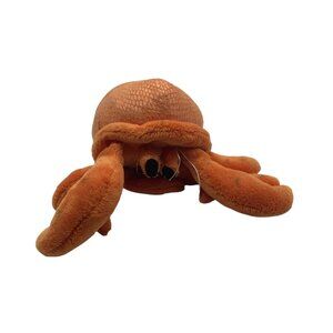 Hermit Crab Plush Toy Stuffed Animal 8" Orange Shell Realistic Wildlife Artists